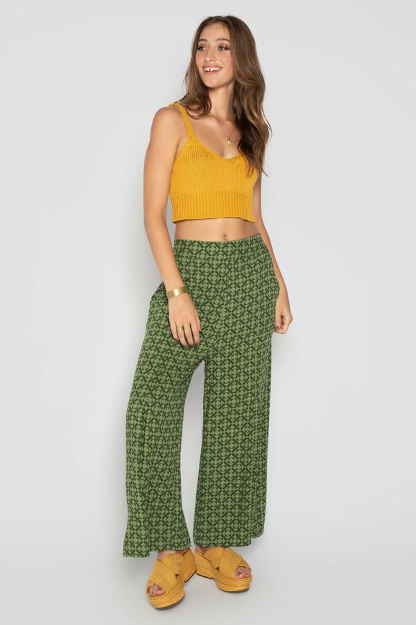 NUMBER 4 27 - NEW MOON PANTS GREEN