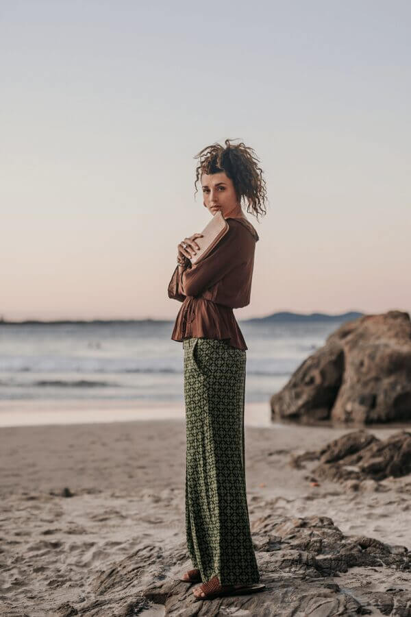 NUMBER 2 14 - NEW MOON PANTS GREEN
