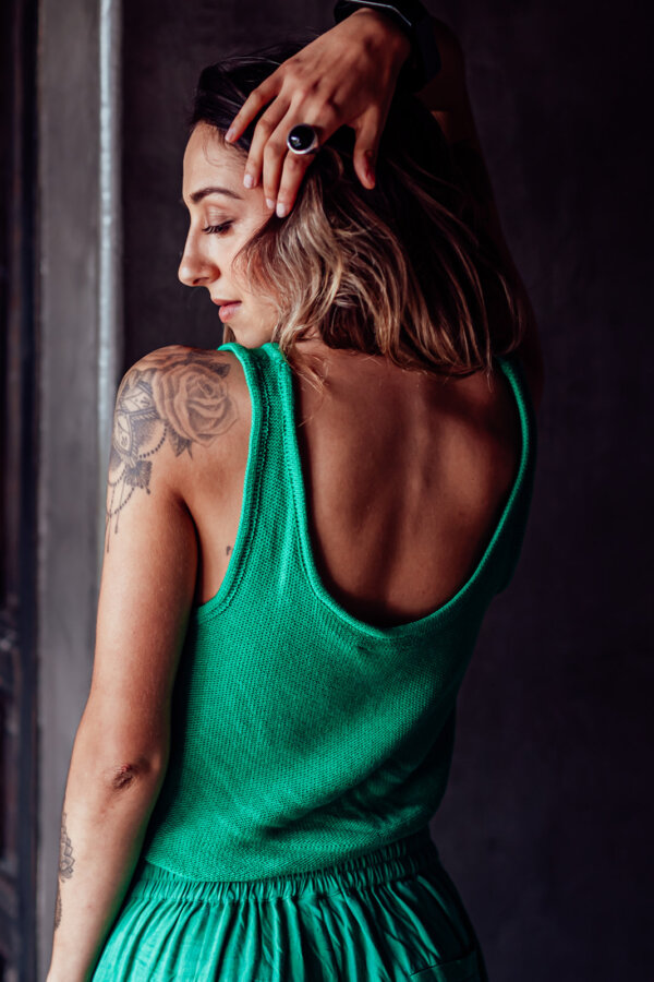 Emma Wise Photography 443 - NORAH TOP GREEN